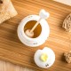 Керамический Горшочек для мёда с деревянной ложкой