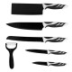 Ножи Top chef black C01024 (6 ПРЕДМЕТОВ)