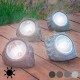 Päikesepatareidega kivi-valgusti